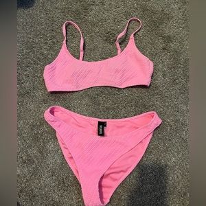 Hot pink Triangl bikini set